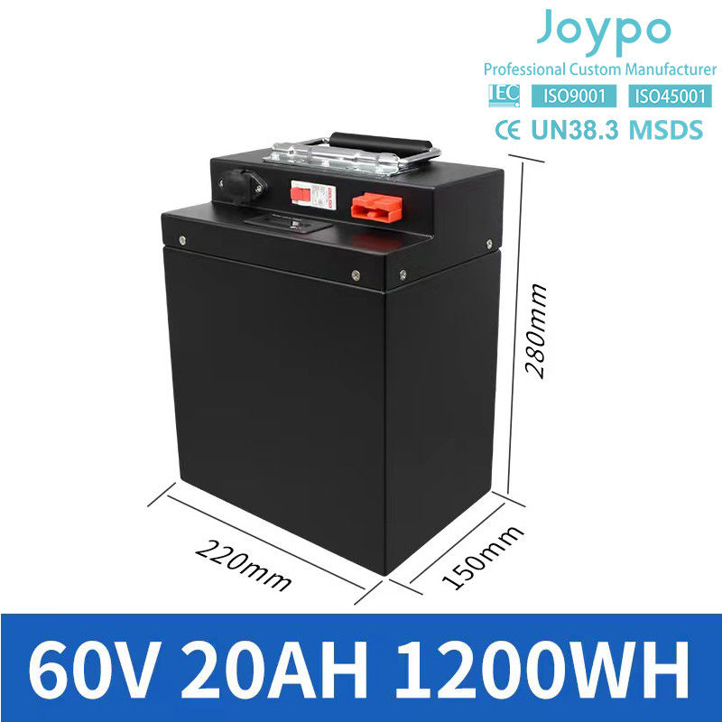 60V इलेक्ट्रिक स्कूटर लिथियम बैटरी 20AH 30AH 40AH 50AH 2 / 3 पहियों वाहन के लिए