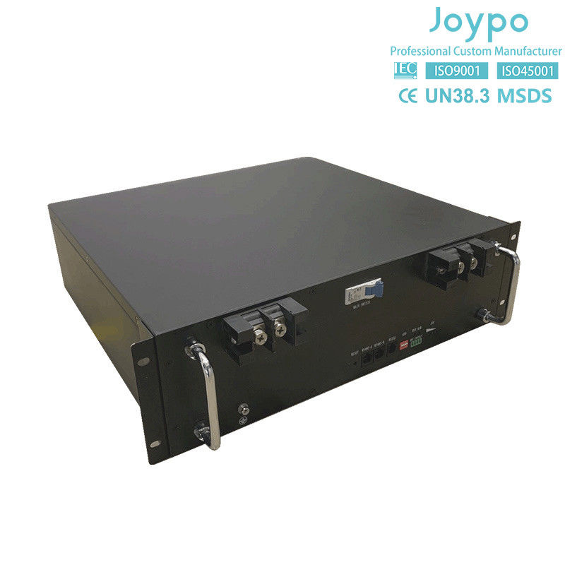 रैक माउंट सोलर स्टोरेज लिथियम बैटरी डीप साइकिल 51.2V 100Ah लिथियम बैटरी