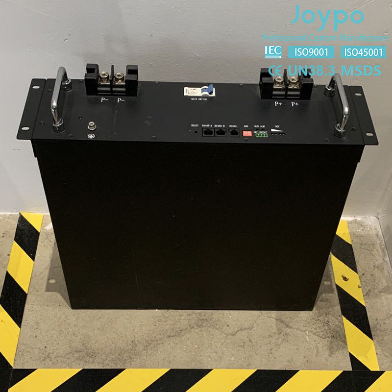 रैक माउंट सोलर स्टोरेज लिथियम बैटरी डीप साइकिल 51.2V 100Ah लिथियम बैटरी
