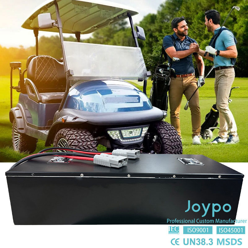 डीप साइकिल 72V लिथियम गोल्फ कार्ट बैटरी 100Ah 150Ah 200Ah सुरक्षा सेवा कार्ट के लिए