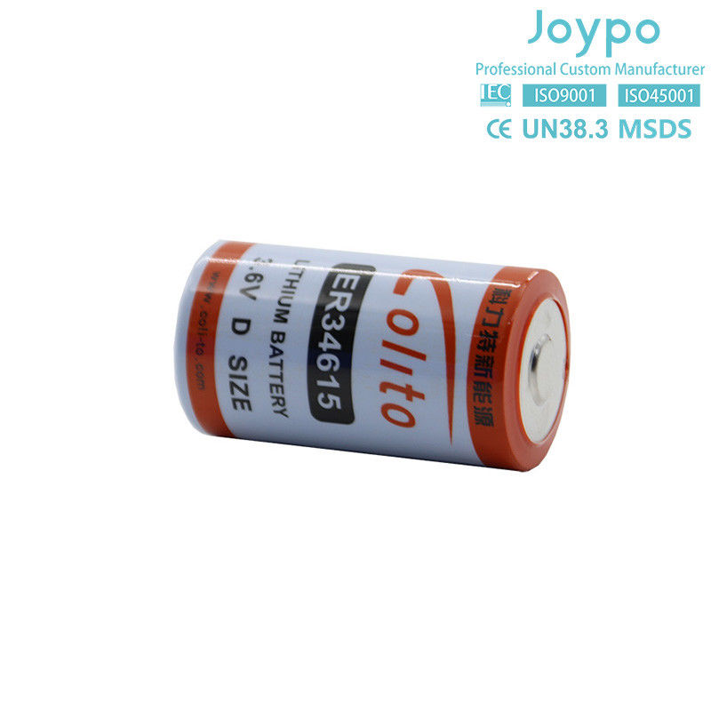 ER34615 3.6V लिथियम बैटरी सेल 19000MAH लंबे जीवन लिथियम Thionyl क्लोराइड बैटरी