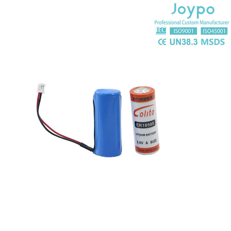 ER18505 प्राथमिक लिथियम बैटरी सेल 3.6V 4000mAh एक आकार की बॉबिन सेल
