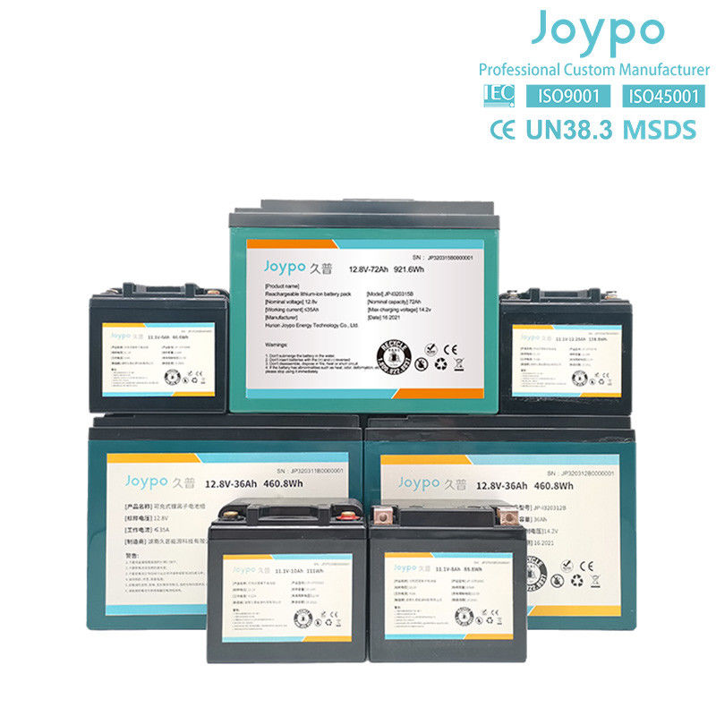 12V OEM लिथियम बैटरी पैक 6Ah 7Ah 8Ah 9Ah 10Ah 12Ah 14Ah 15Ah 16Ah 18Ah 20Ah