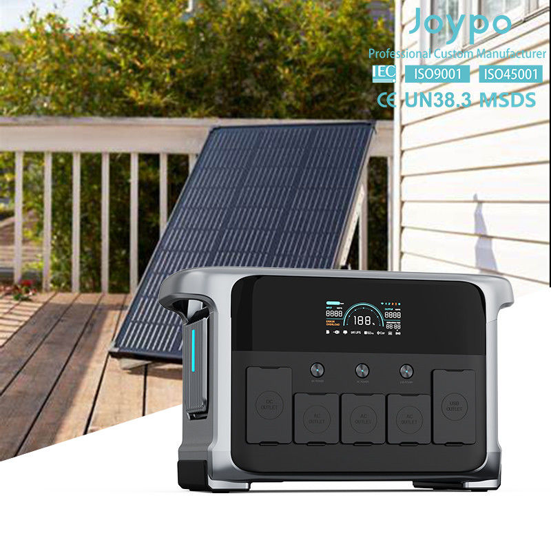 सौर पोर्टेबल जनरेटर 1200W 1152Wh घर और बालकनी के लिए निर्बाध बिजली आपूर्ति