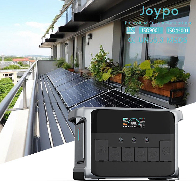 2400W यूपीएस बैकअप पावर सिस्टम 2kva 110V 220V सौर जनरेटर आवासीय के लिए शांत