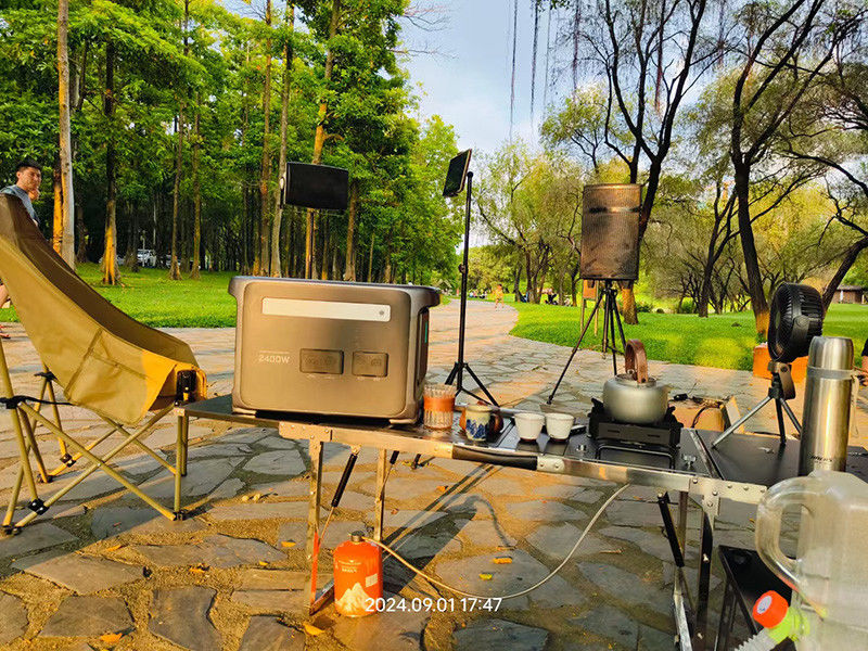 2400W यूपीएस बैकअप पावर सिस्टम 2kva 110V 220V सौर जनरेटर आवासीय के लिए शांत